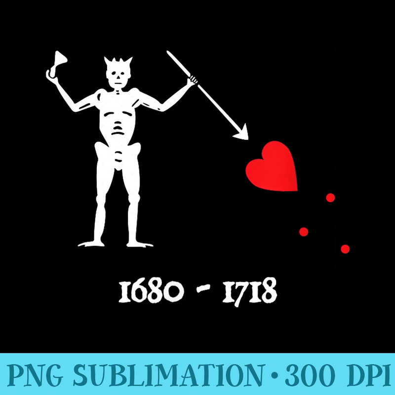 Blackbeard Pirate Flag - High Resolution PNG Picture - Boost Your Success with this Inspirational PNG Download