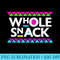 Whole Snack Thick Thighs Curvy Black - PNG Graphic Design - Bring Your Designs to Life