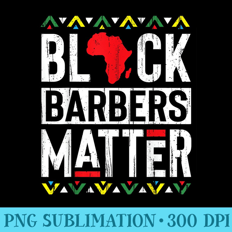 Black Month Barbers Matter History African - Transparent PNG Clipart - Eco Friendly And Sustainable Digital Products