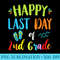 Happy Last Day Of 2Nd Grade Summer Vacation Ideas - Transparent PNG Mockup - Unleash Your Creativity