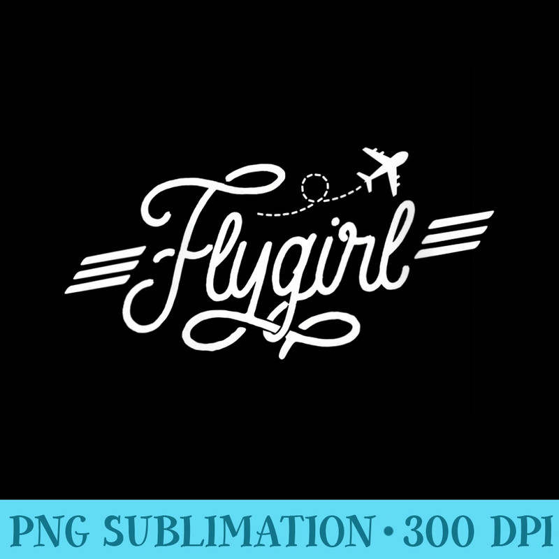 s Flygirl Vintage Aviation Pilot Flight Attendant - High Resolution PNG Picture - Boost Your Success with this Inspirational PNG Download