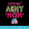 Proud Army Mom US Flag Camo Dog Tags Military Mother - PNG Image Free Download - Add a Festive Touch to Every Day