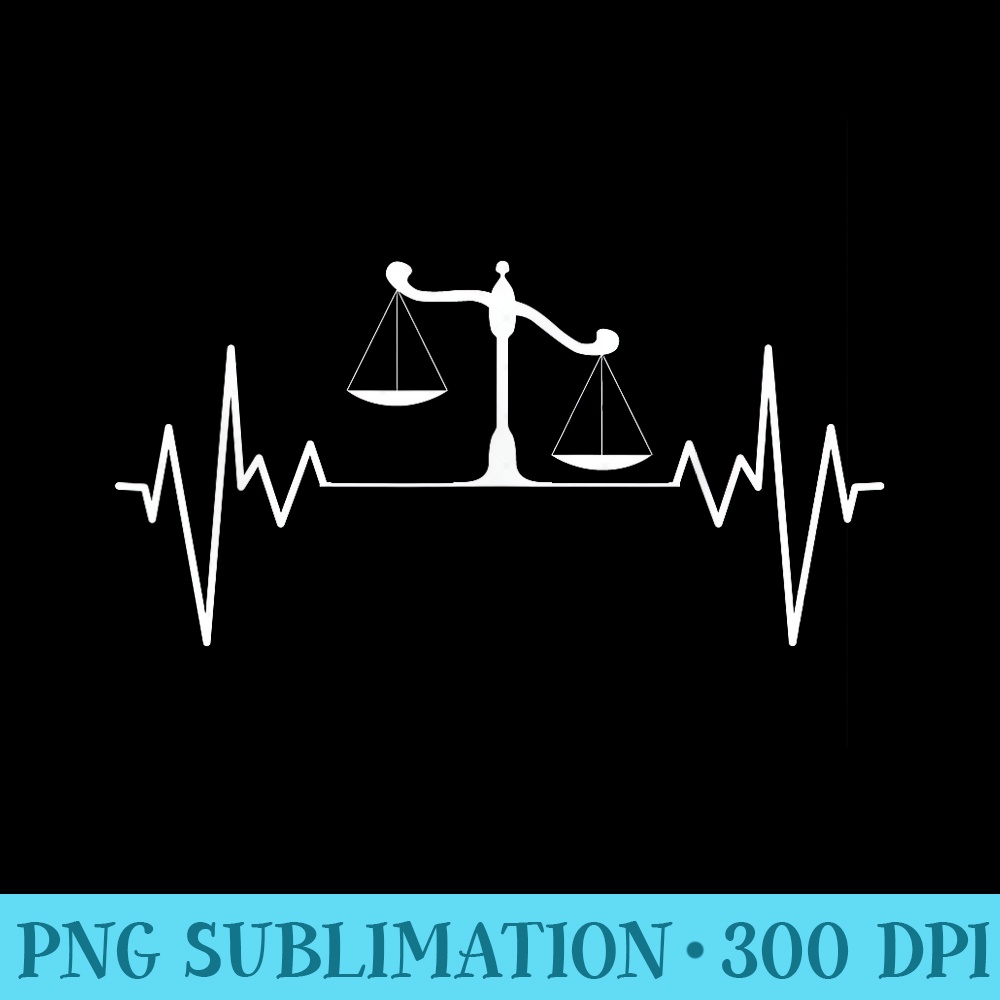 Balance Heartbeat T Funny New Lawyer Attorney - PNG Image File Download - Unleash Your Creativity