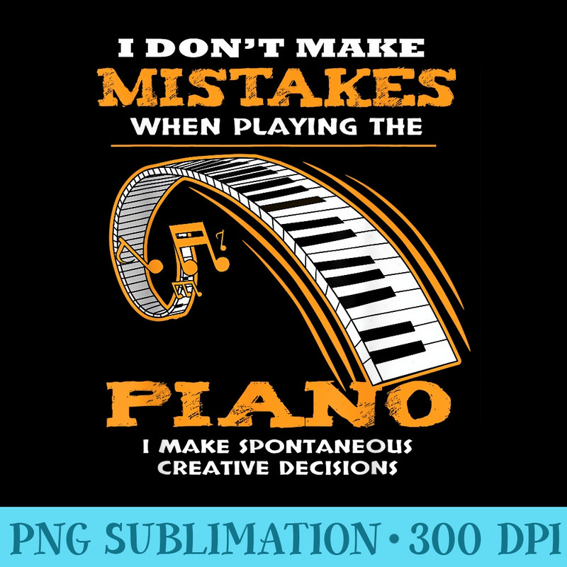 Awesome Piano Player Print Piano Keyboard Music Teacher - Transparent PNG Mockup - Unique And Exclusive Designs