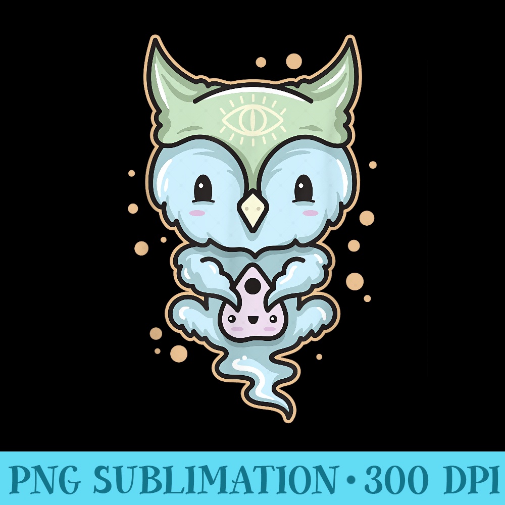 Owlija Pastel Goth Owl Ghost T Creepy Kawaii - Download Transparent Shirt - Trendsetting And Modern Collections