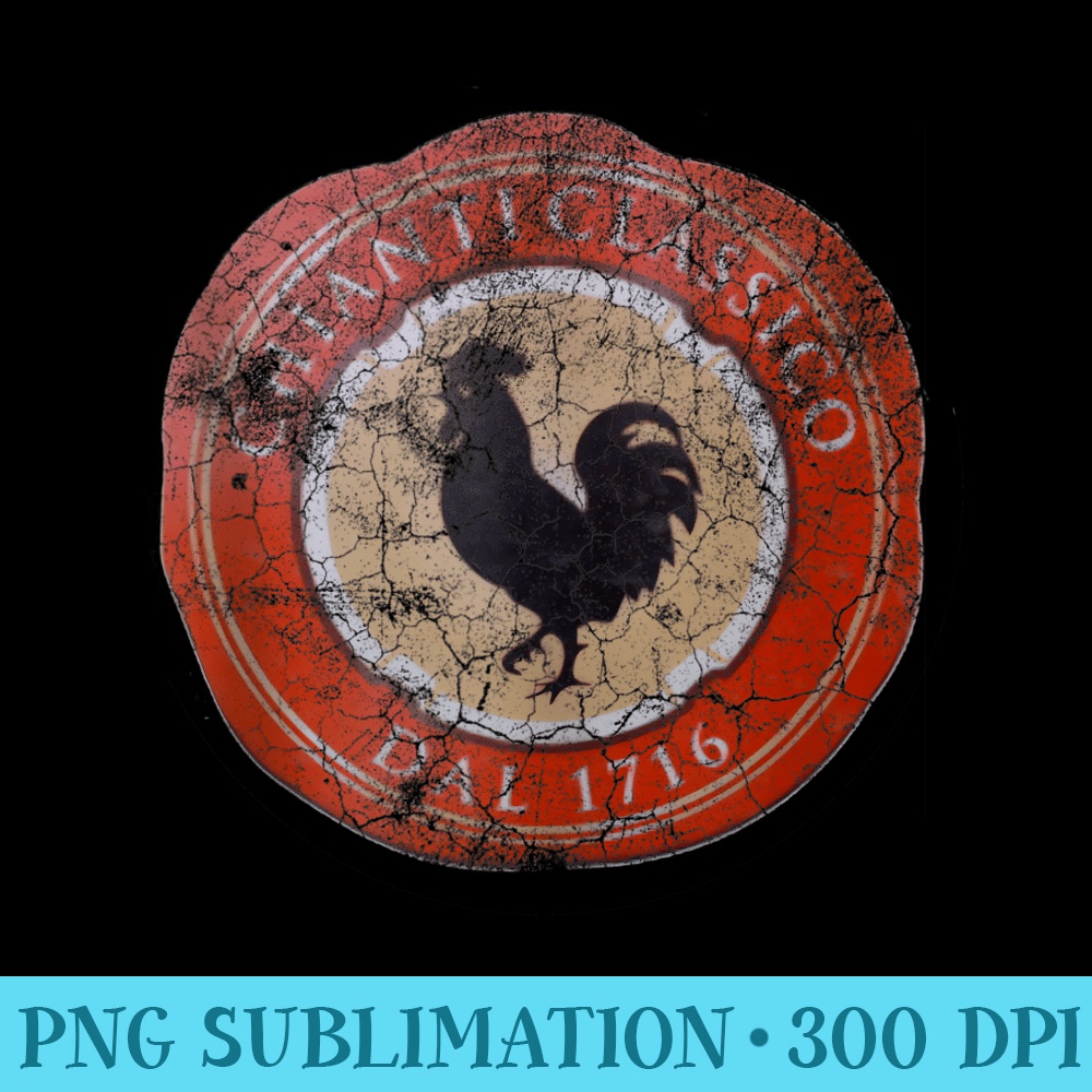 Chianti Classico Emblem Italian Red Wine Label - PNG Picture Gallery Download - Enhance Your Apparel with Stunning Detail