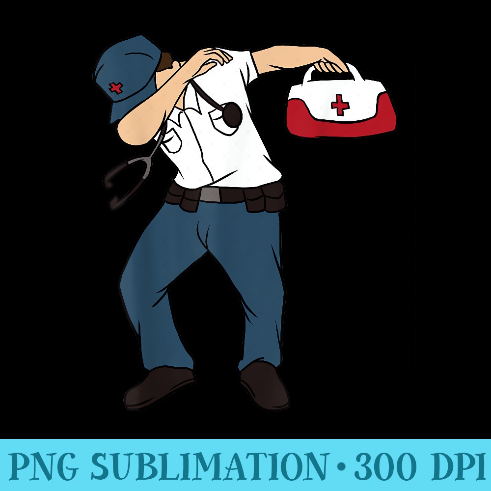 Dabbing Paramedic T Funny Medical Tech Dab - PNG Download Website - Trendsetting And Modern Collections