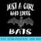 Just A Girl Who Loves Bats Animal Lover - Shirt Mockup Download - Unlock Vibrant Sublimation Designs