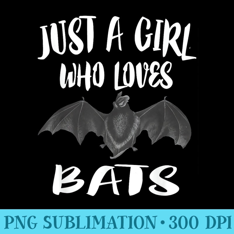 Just A Girl Who Loves Bats Animal Lover - Shirt Mockup Download - Unlock Vibrant Sublimation Designs