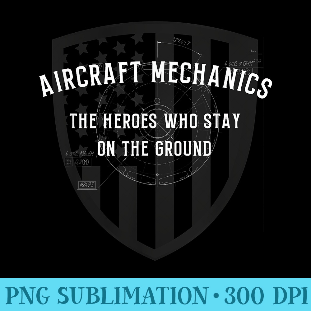 Funny Aircraft Mechanic Airplanes Maintenance - Transparent Shirt Clip Art - Versatile And Customizable Designs