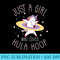 Just A Girl Who Loves Hula Hoop Rainbow Unicorn - Fashionable Shirt Design - Add a Festive Touch to Every Day
