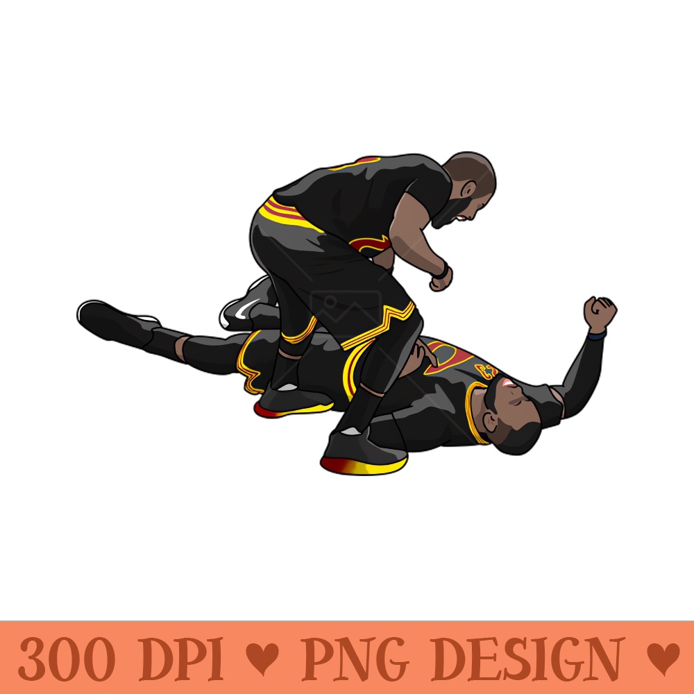 Kyrien and bron together - High Quality PNG files - Transform Your Sublimation Creations