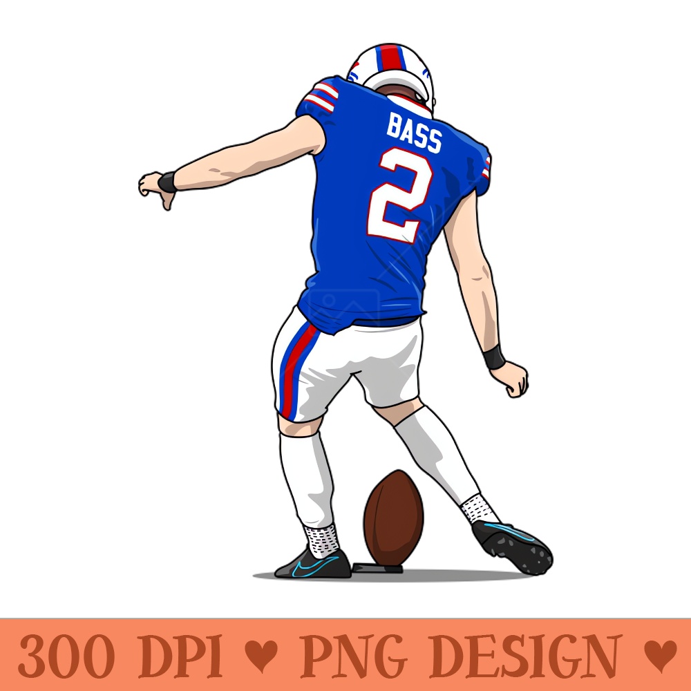 Bass the field goal maker - High Resolution PNG Designs - Spice Up Your Sublimation Projects