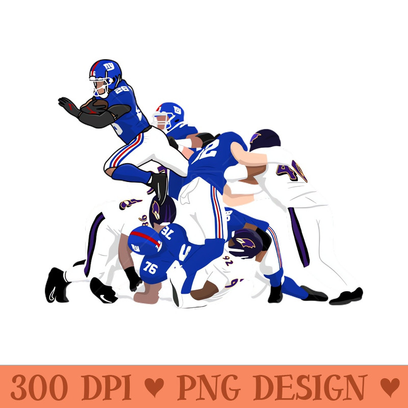 The flying saquon - Printable PNG Images - Trendsetting And Modern Collections