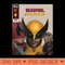 Wolverine and Deadpool - PNG Graphics - Lifetime Access To Purchased Files