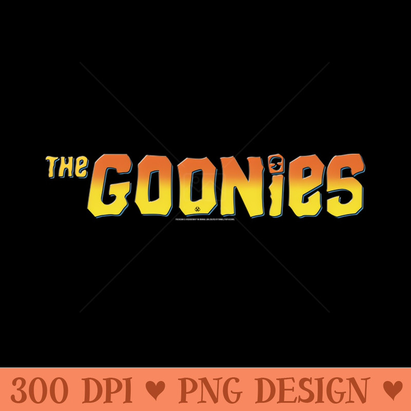 THE GOONIES - Vector PNG Clipart - Lifetime Access To Purchased Files