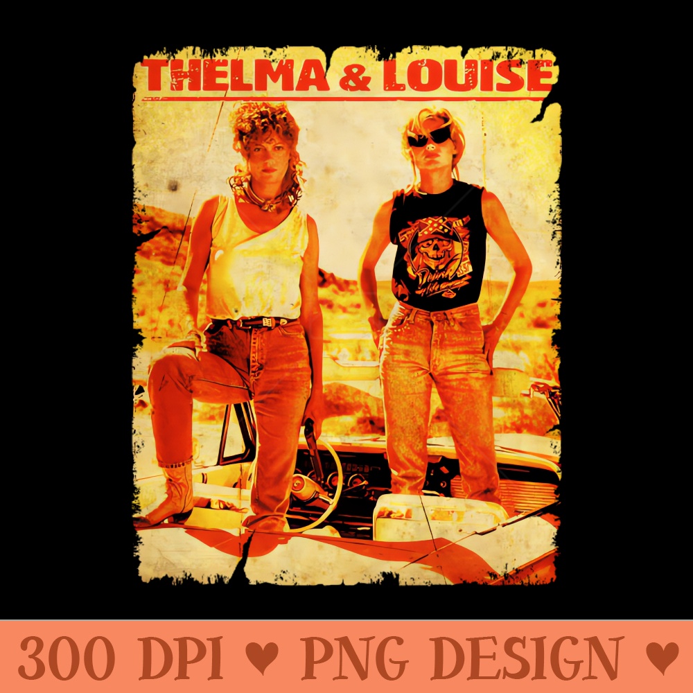 THELMA AND LOUISE FILM - High Quality PNG Clipart - Create with Confidence