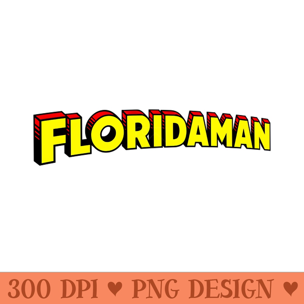 Floridaman of Steel - Download Transparent Artwork - Enhance Your Apparel with Stunning Detail
