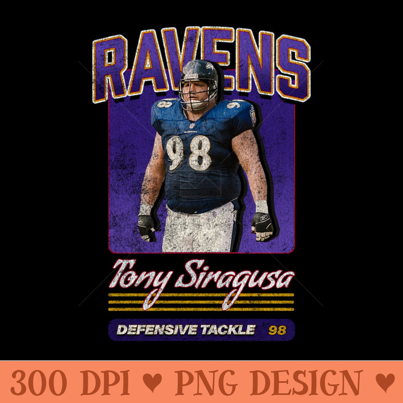 Tony Siragusa - Download High Resolution PNG - Enhance Your Apparel with Stunning Detail