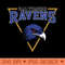 Retro Ravens - High Quality PNG Download - Instant Access To Downloadable Files