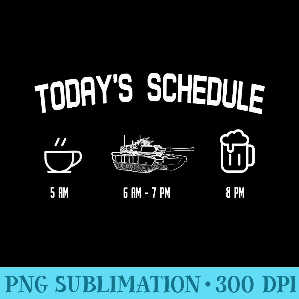 Coffee M1 Abrams Tank And Beer Funny Military Tanker - Transparent PNG File - Limited Edition And Exclusive Designs