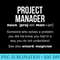 Project Manager Definition Cool Project Manager - PNG Design Resource - Versatile And Customizable Designs