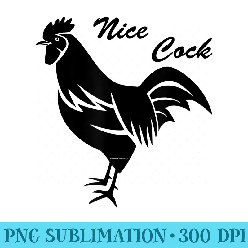 Nice Cock Rude Funny Rooster Chicken - Download Transparent PNG - Limited Edition And Exclusive Designs