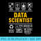 Data Scientist Multitasking Coffee Lover Big Data Science - High Quality PNG Download - Add a Festive Touch to Every Day