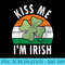 Kiss Me Im Irish Funny Saint Patricks Day - High Resolution PNG Graphic - Enhance Your Apparel with Stunning Detail