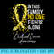 In This Family No One Fights Alone Childhood Cancer - Download PNG Picture - Eco Friendly And Sustainable Digital Products