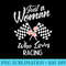 Just A Woman Who Loves Racing T Race Lover - Download Transparent Shirt - Instant Access To Downloadable Files