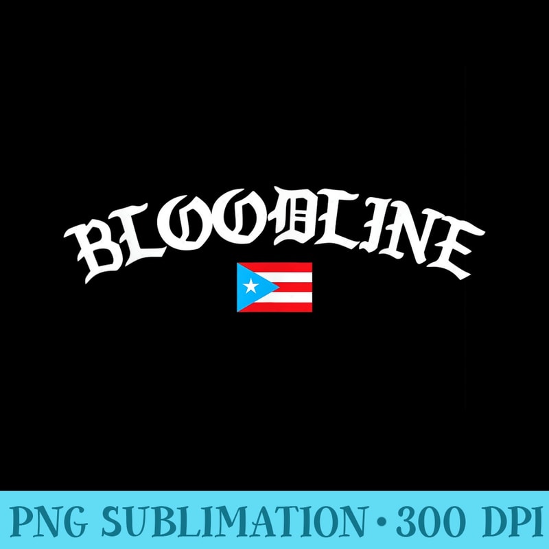 Puerto Rican Bloodline Boricua Pride T - Transparent PNG Mockup - Eco Friendly And Sustainable Digital Products