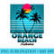 Orange Beach Alabama Holiday Retro Vintage T - Sublimation PNG Designs - Create with Confidence