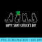 Black Cat Happy Saint Catricks Irish Funny Patricks Day - PNG Download - Versatile And Customizable Designs