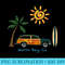 Great Beach Woodie Surf Design For Morro Bay - Unique PNG Artwork - Lifetime Access To Purchased Files