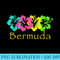 Bermuda Tropical Beach Bermuda Travel Surf - Modern PNG designs - Unleash Your Inner Rebellion