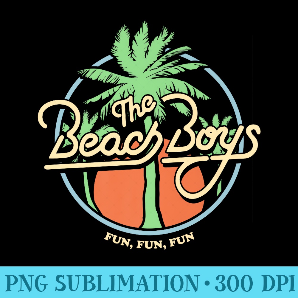 Beach Fun Fun Fun Palm Tree Premium - PNG Design Files - Unleash Your Creativity