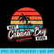 Colorful Sunset Palm Tree Best Cabana Ever - Exclusive PNG designs - Limited Edition And Exclusive Designs