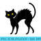 Black Cat Halloween Black Cats - Printable PNG Graphics - Perfect for Sublimation Mastery