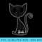 Barbie Halloween Black Cat - Digital PNG Artwork - Instantly Transform Your Sublimation Projects