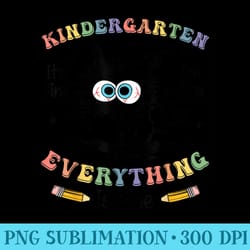black cat kindergarten its fine im fine everything is fine - png design assets
