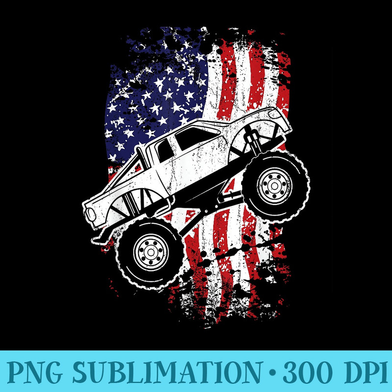 Roar Monster Truck Car Crusher Design Idea - PNG Download Website - Versatile And Customizable Designs