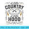 A Little Country A Little Hood Hip Hop Rap Music s - Modern PNG designs - Create with Confidence