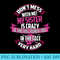 Cute Glam Dont Mess With Me My Sister Is Crazy - PNG Download Artwork - Versatile And Customizable Designs