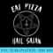 Eat Pizza Hail Satan Occult Satanic Lucifer Men - PNG Clipart Download - Revolutionize Your Designs