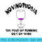 Novinophobia Wine Glass - Digital PNG Artwork - Defying the Norms