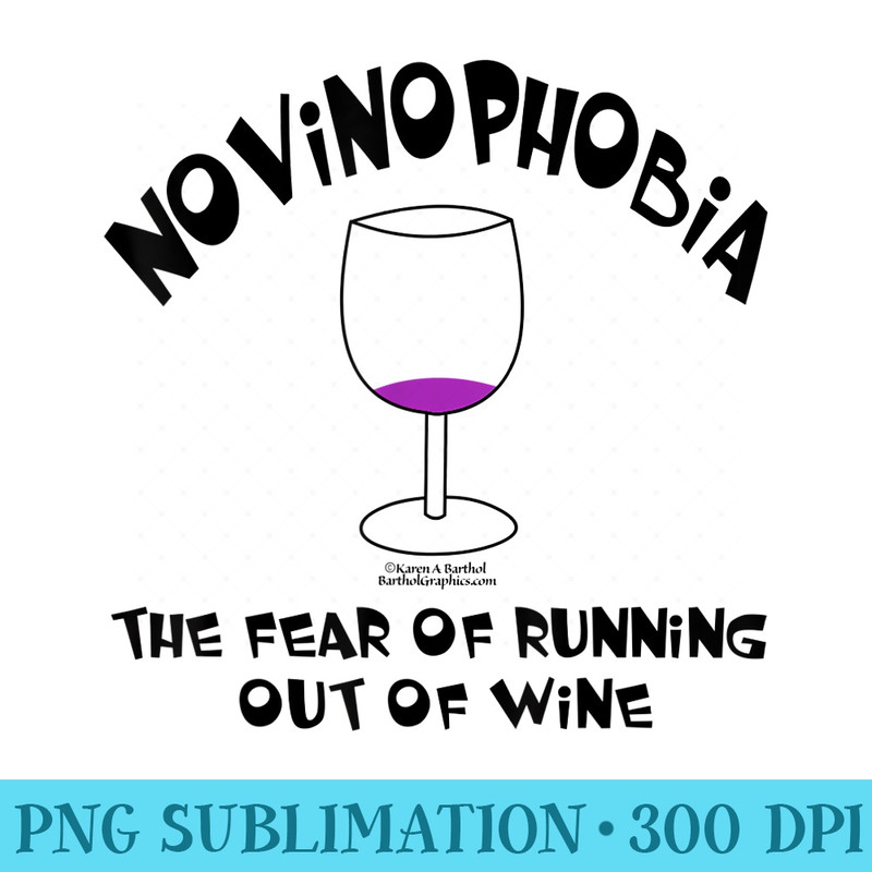 Novinophobia Wine Glass - Digital PNG Artwork - Defying the Norms