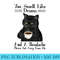 Black Cat Coffee You Smell Like Drama And A Headache - High Resolution PNG Designs - Fashionable and Fearless