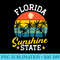 Summer Beach Lover Florida Sunshine State - Unique PNG Artwork - Fashionable and Fearless