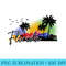 Florida Pride Palm Trees Beach - High Resolution PNG Designs - Unleash Your Inner Rebellion